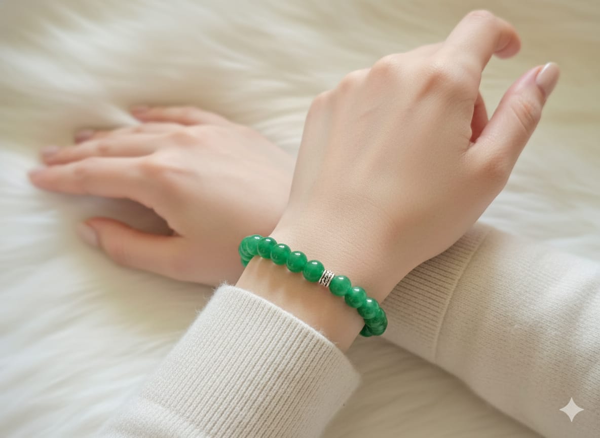 Miniature 3 - Bracelet Aventurine Verte Qualité AAA bracelet Aventurine Verte lithothérapie certifié